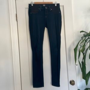 PAIGE mid rise skinny maternity jeans in Mona